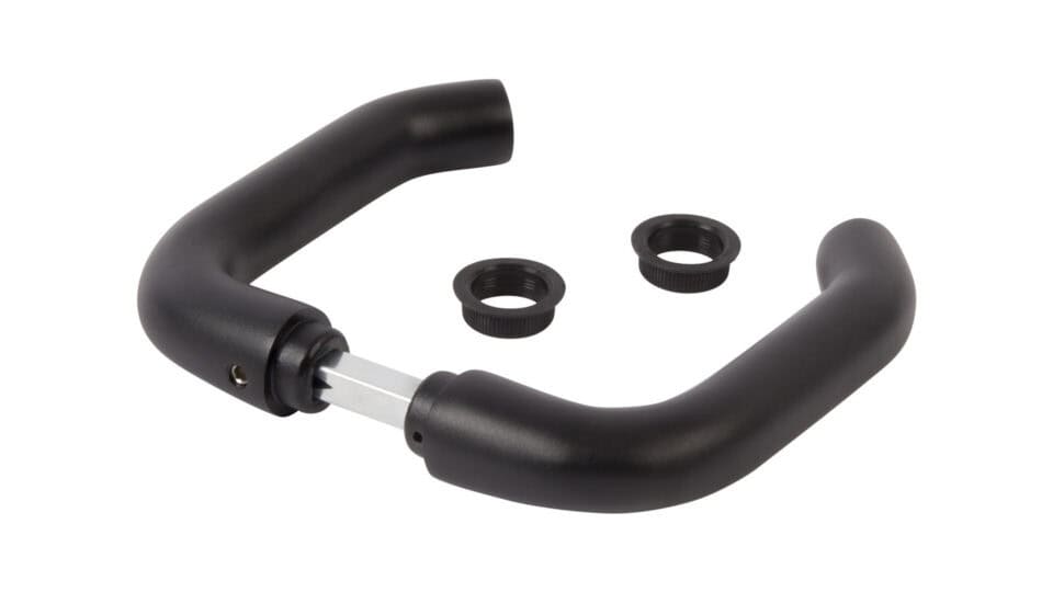 Krukpaar in zwart geanodiseerd aluminium 3006B-H voor insteeksloten