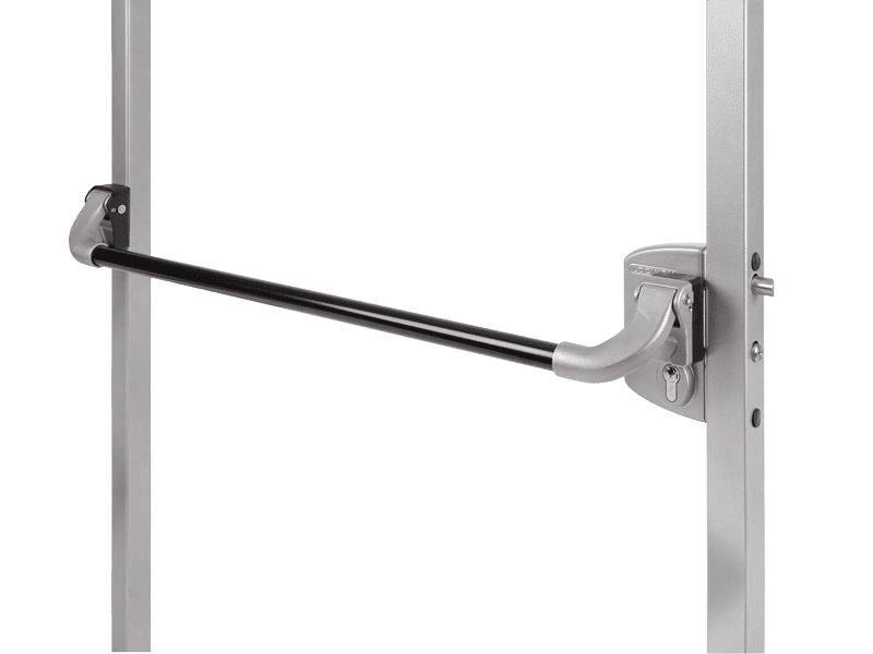 Locinox anti paniekopener in aluminium voor opbouwsloten PUSHBAR-L-1400