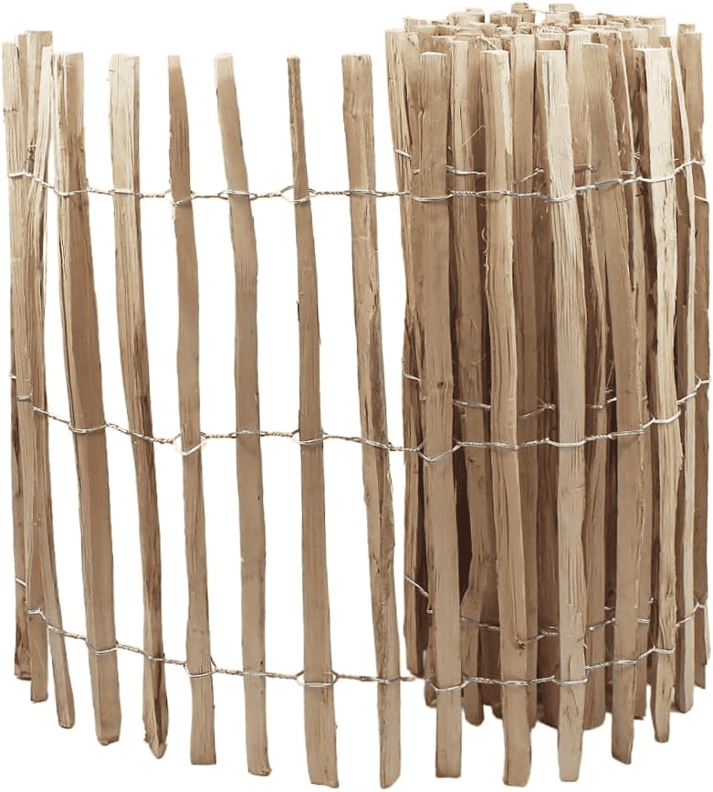 Kastanjehekwerk H150cm Tussenafstand 4cm (5m/rol)