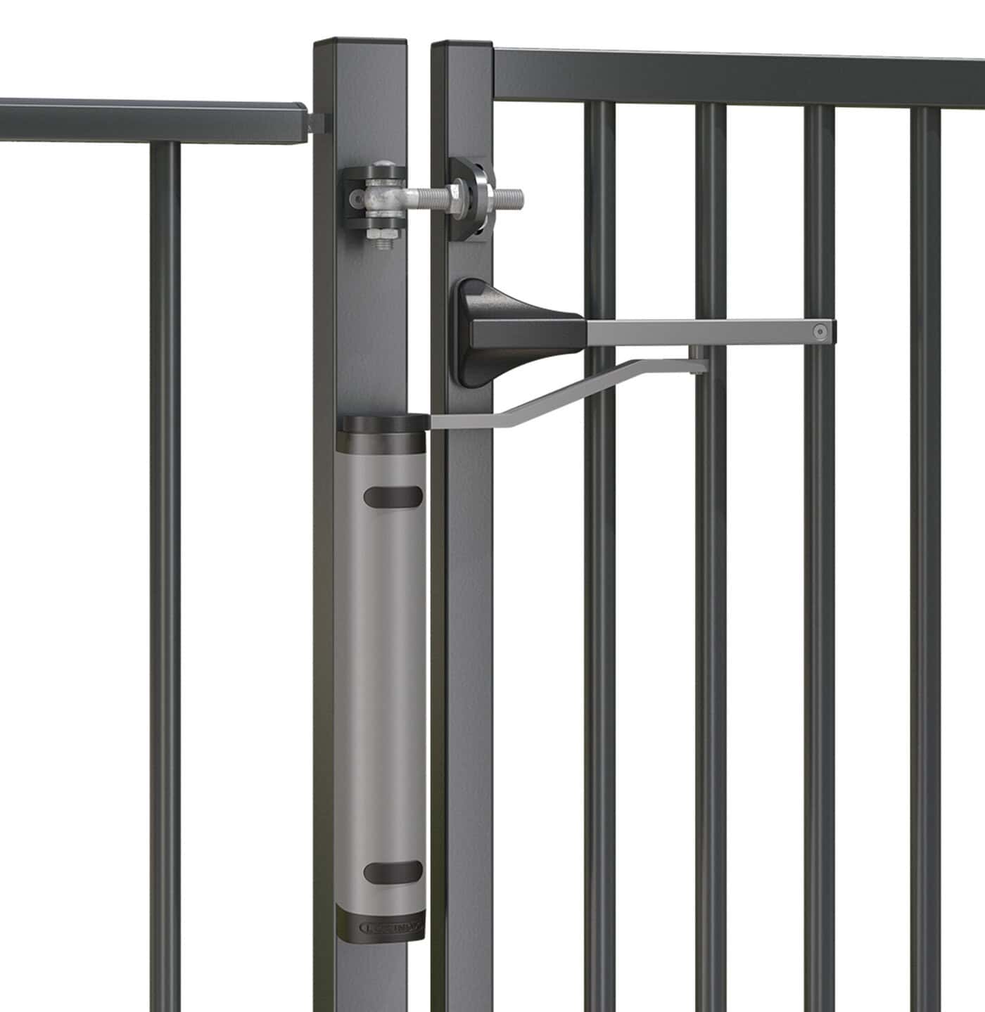Krachtige en all-round hydraulische poortsluiter VERTICLOSE 2 (RAL 9005) - Afbeelding 2